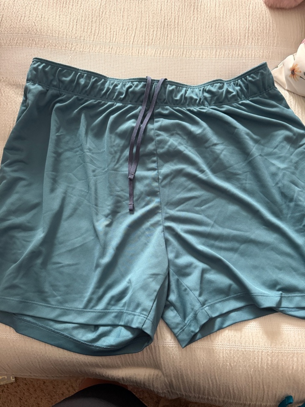 Nike Active Drawstring Shorts in Teal